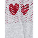 Women Grey & Red Printed UV Protection Hand Gloves